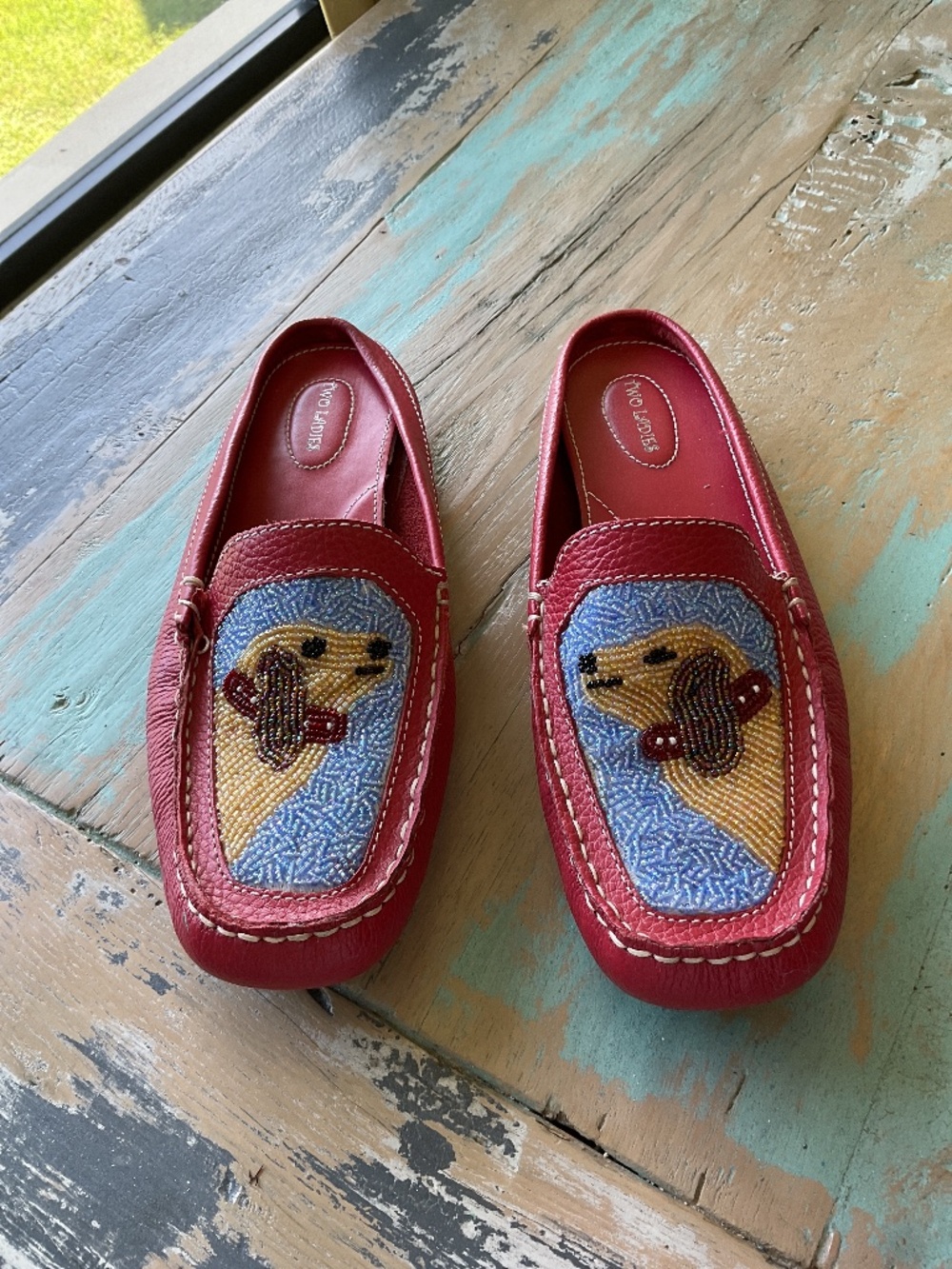 Two Ladies slip-on leather shoes